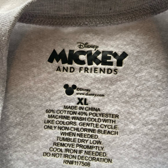 Disney Mickey and‎ Friends Heather Gray Tee - Picture 3 of 4